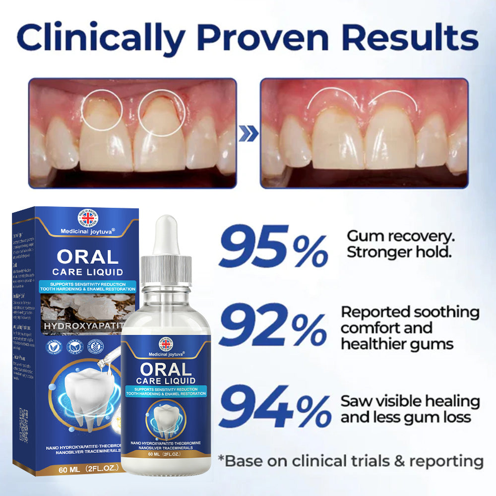 🌿🦷Oral Care Liquid– Effectively treats enamel damage, gum inflammation, toothaches, sensitive teeth, gum bleeding, periodontitis, cavities, mouth ulcers, and bad breath.